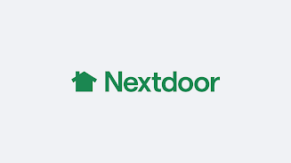 Nextdoor logo with a green house icon.